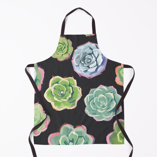 Item preview, Brushtrokes Succulents on Black designed and sold by Neeshki.