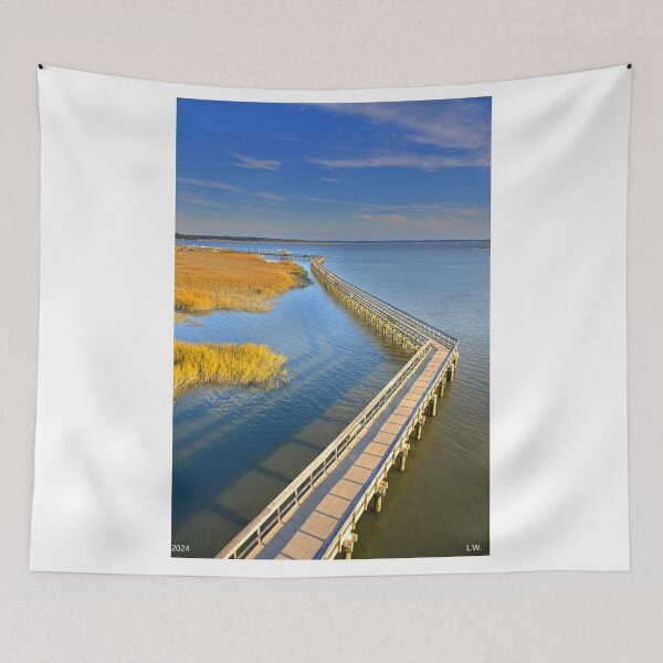Item preview, Looking Down On Port Royal Sound South Carolina Vertical designed and sold by LisaWootenPhoto.