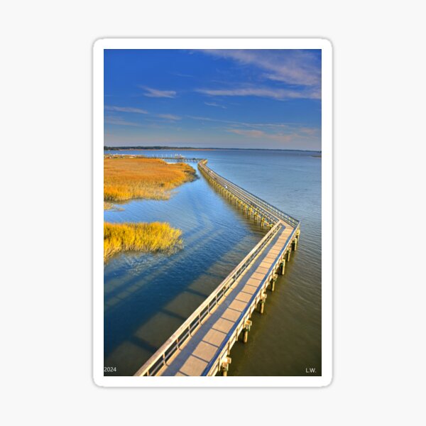 Item preview, Looking Down On Port Royal Sound South Carolina Vertical designed and sold by LisaWootenPhoto.