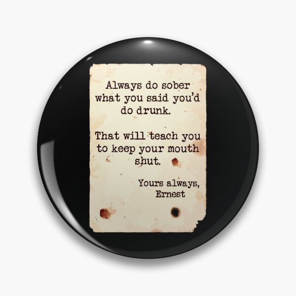 Item preview, Quoting Hemingway #1 designed and sold by 300Spikes.