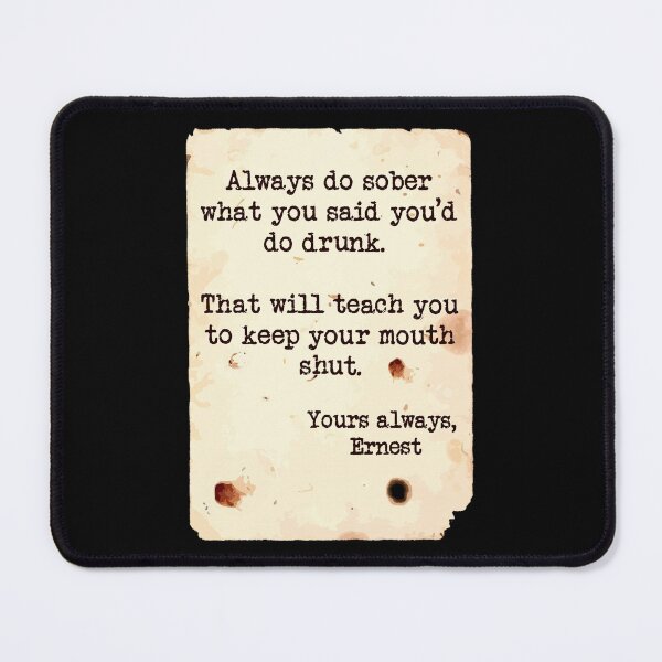 Item preview, Quoting Hemingway #1 designed and sold by 300Spikes.
