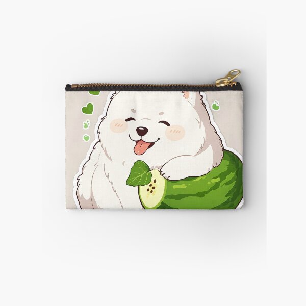 Item preview, Samoyed dog falls in love with green melon designed and sold by GOTJIm.