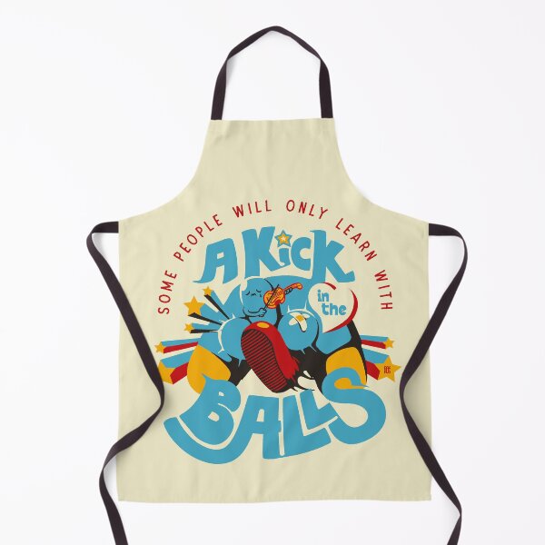 Item preview, Learn With Violence Kick In The Balls White Background designed and sold by raffaus.
