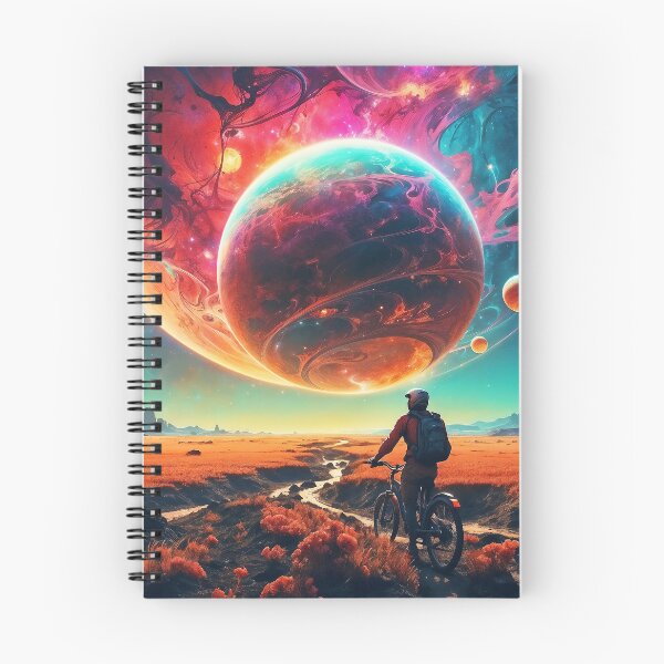 Item preview, Biking on the New Planet designed and sold by leftylee.