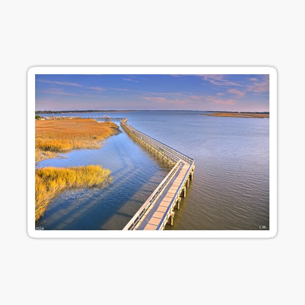 Item preview, Looking Down On Port Royal Sound South Carolina  designed and sold by LisaWootenPhoto.