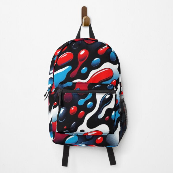 Item preview, Flowing drops in primary colors designed and sold by suffixcouture.