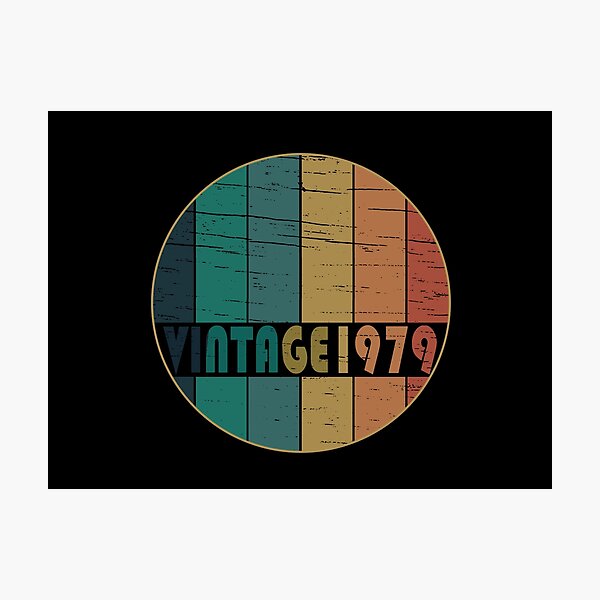 Item preview, Born in 1979 vintage retro classic birthday designed and sold by Alexaltay.
