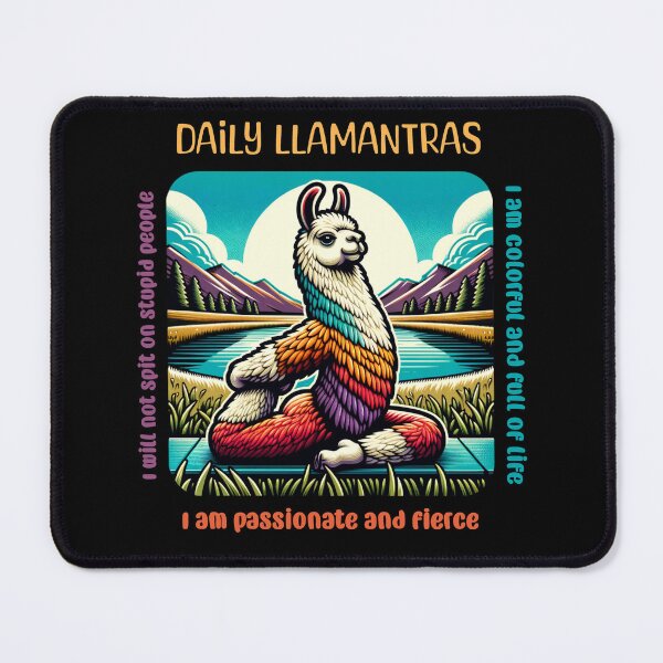 Item preview, Daily Llamantras designed and sold by Catherine Harrison.