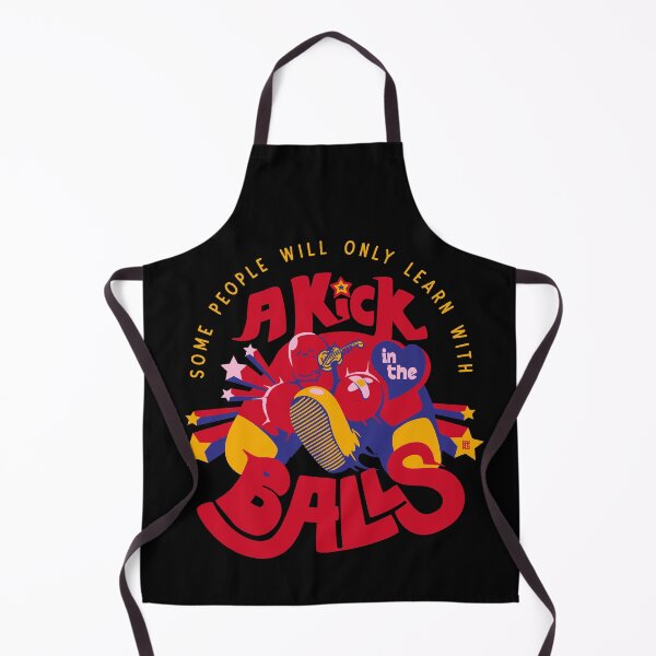 Item preview, Learn With Violence Kick In The Balls Black Background designed and sold by raffaus.