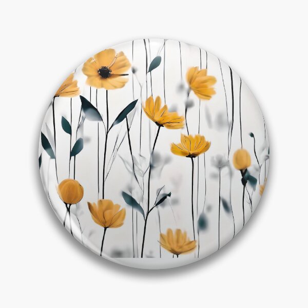 Item preview, Floating Yellow Flowers designed and sold by Zenvo.