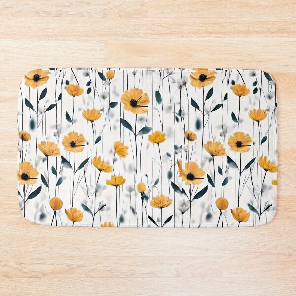 Item preview, Floating Yellow Flowers designed and sold by Zenvo.