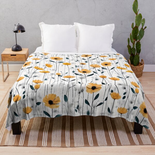 Item preview, Floating Yellow Flowers designed and sold by Zenvo.
