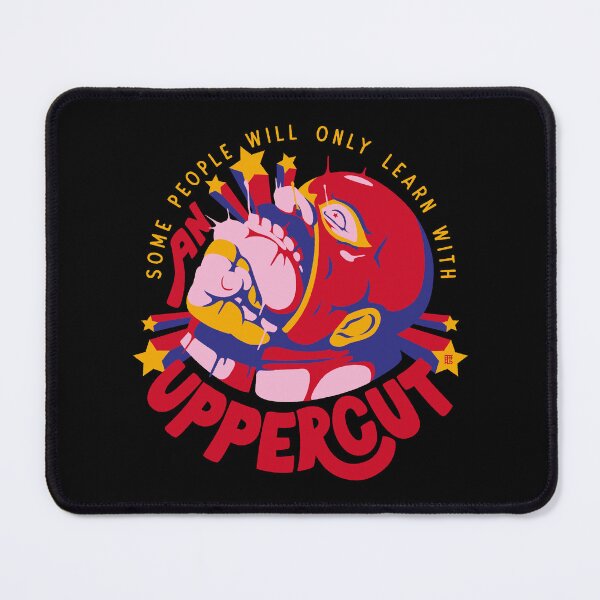 Item preview, Learn With Violence Uppercut Black Background designed and sold by raffaus.