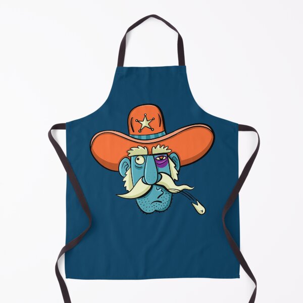 Item preview, face of an old sheriff with a tooth knocked out in a fight designed and sold by duxpavlic.