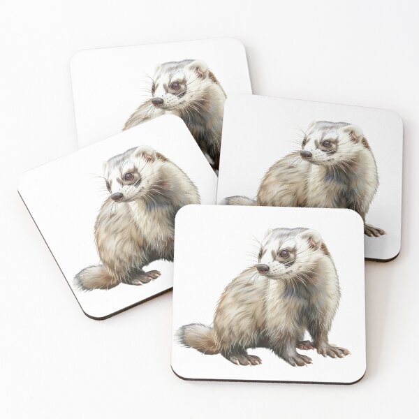 Item preview, Curious Ferret in Natural Realistic Detail designed and sold by NatureSyllabus.