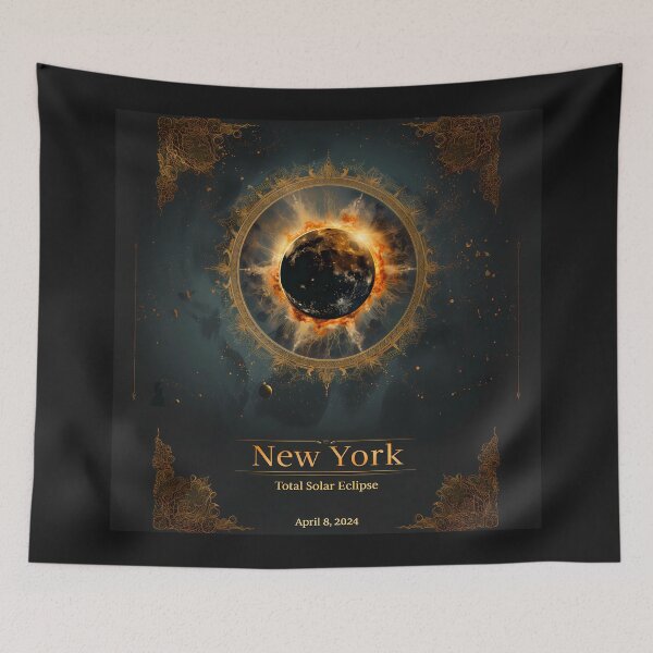 Item preview, New York 2024 Solar Eclipse Design designed and sold by David Balzen.