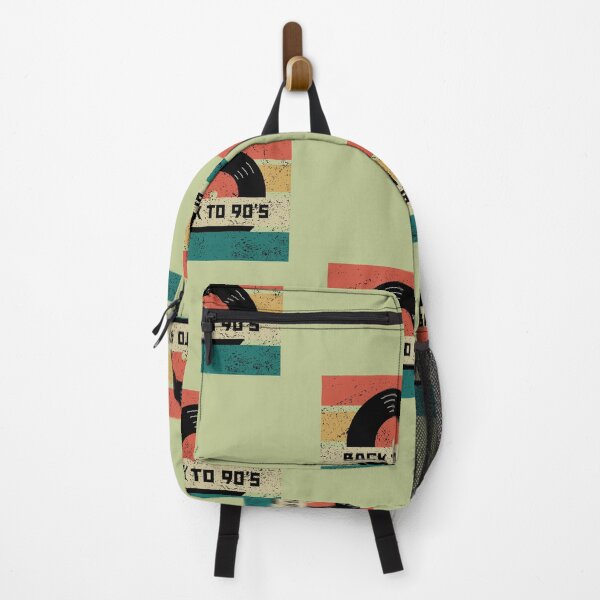 Item preview, Back To 90's | Vinyl Record Illustration | Pastel Green Background designed and sold by RM-Journey.