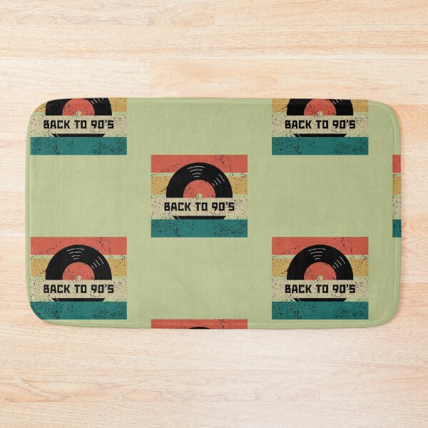 Item preview, Back To 90's | Vinyl Record Illustration | Pastel Green Background designed and sold by RM-Journey.