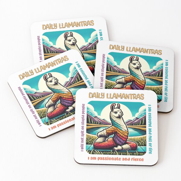 Item preview, Daily Llamantras designed and sold by Catherine Harrison.