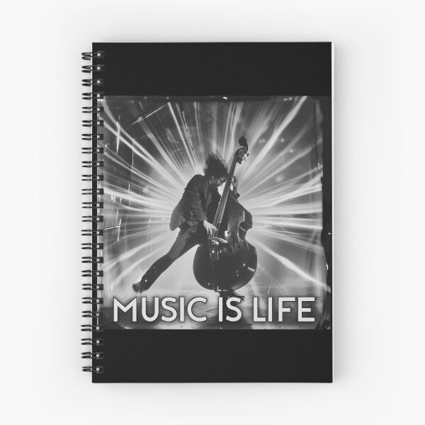 Item preview, Music is Life - Upright Double Bass designed and sold by Psyberspace.