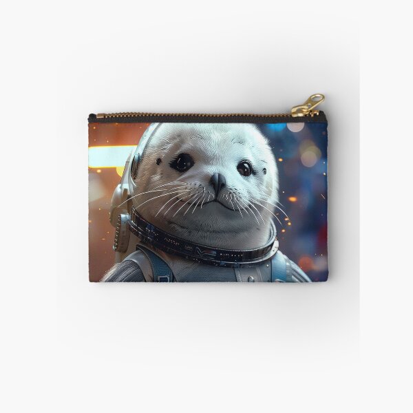Item preview, Cute Seal Astronaut Exploring Foreign Planet in Cosmos designed and sold by Mullet Monkey.