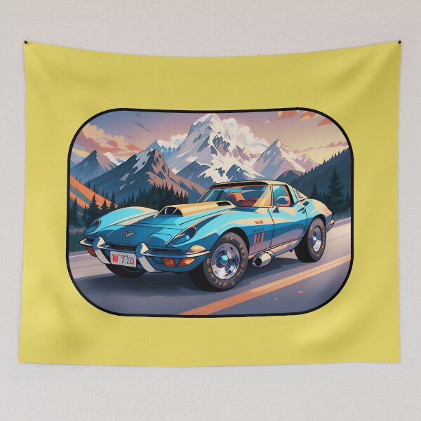Item preview, Cool Classic Vintage Chevrolet Corvette designed and sold by TheArtOfPat.