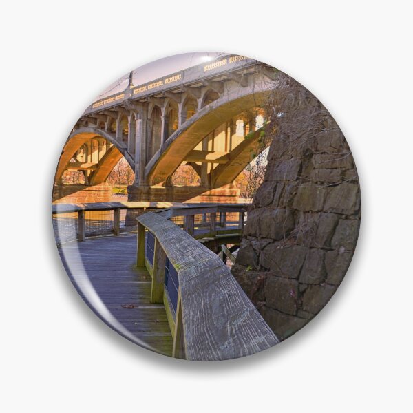 Item preview, Gervais Street Bridge Walkway In Winter designed and sold by LisaWootenPhoto.