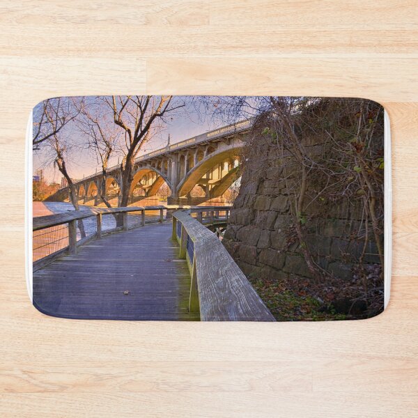 Item preview, Gervais Street Bridge Walkway In Winter designed and sold by LisaWootenPhoto.