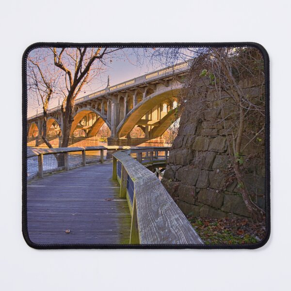 Item preview, Gervais Street Bridge Walkway In Winter designed and sold by LisaWootenPhoto.