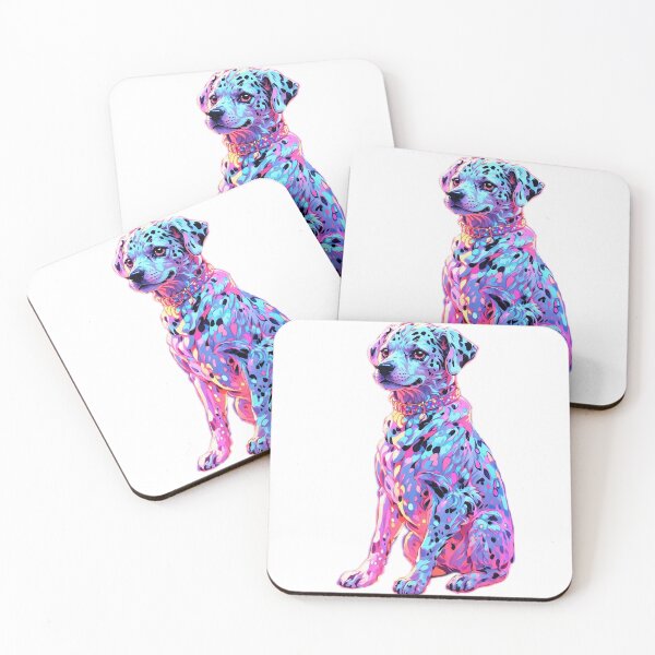 Item preview, Neon nostalgic Dalmatian  designed and sold by LevCreates.