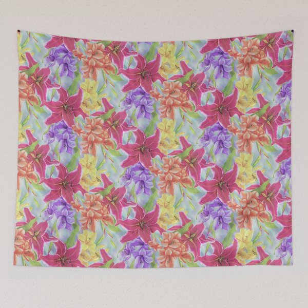 Item preview, Vintage Summer Bouquet Surface Pattern Design designed and sold by Tina Veenstra.