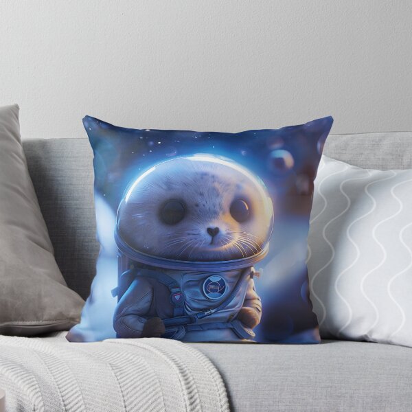 Item preview, Cute Seal Astronaut Wearing Space Suit Exploring Foreign Planet designed and sold by Mullet Monkey.