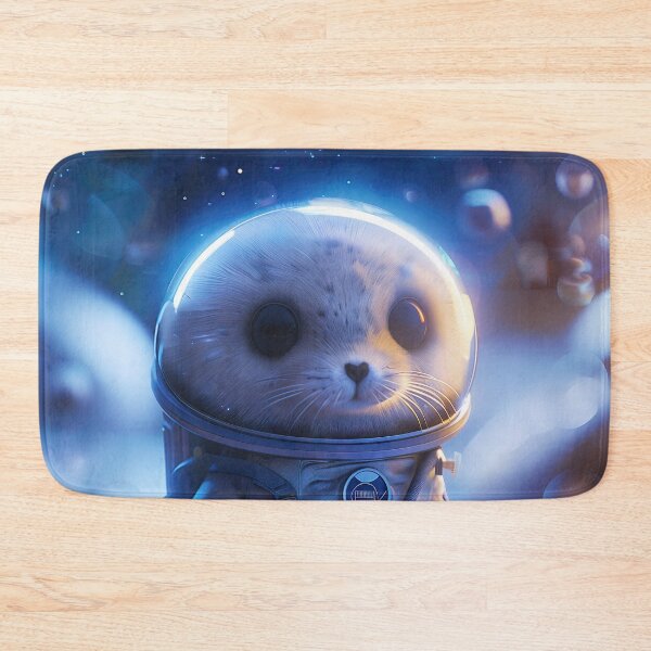 Item preview, Cute Seal Astronaut Wearing Space Suit Exploring Foreign Planet designed and sold by Mullet Monkey.