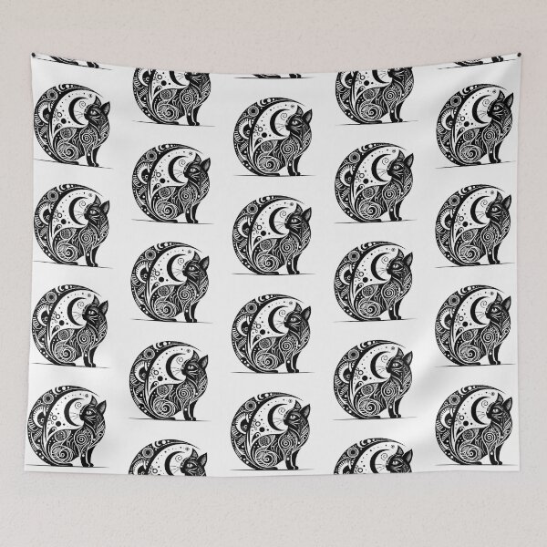 Item preview, Minimalist Black Kittie designed and sold by RetroPop23.