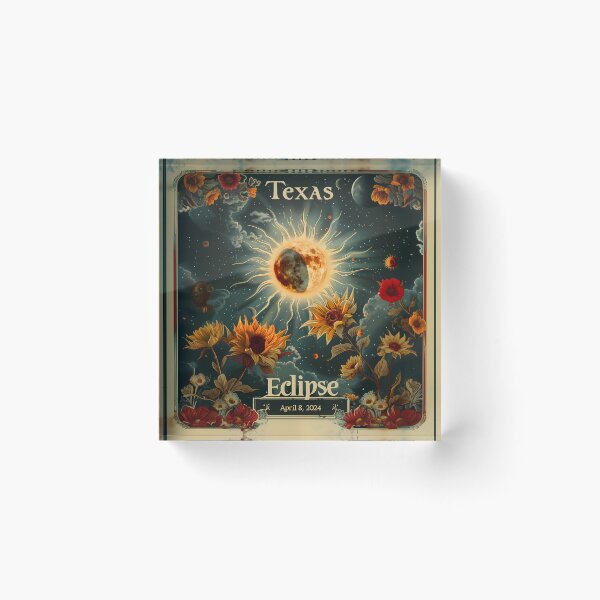 Item preview, Texas 2024 Solar Eclipse Design designed and sold by David Balzen.