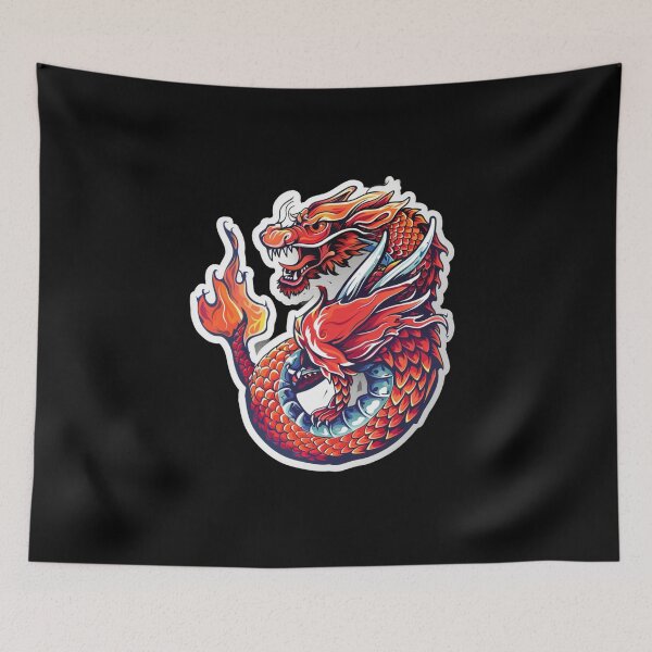 Item preview, Fantasy Dragon. Dragon Mystical  Art designed and sold by elnexshop.