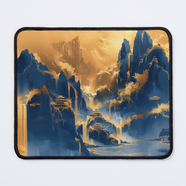 Item preview, Mystic Peaks: Golden Serenity designed and sold by smartart42.