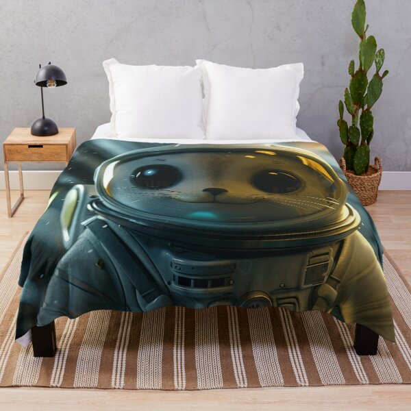 Item preview, Cute Little Seal Astronaut Floating Around in Galaxy Space Station designed and sold by Mullet Monkey.