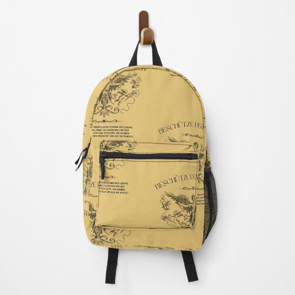 Item preview, Schütze deinen Frieden | Angel Illustration | Yellow Background designed and sold by RM-Journey.