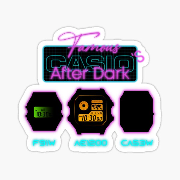 Item preview, Famous Casio's after dark designed and sold by RadDadArt.