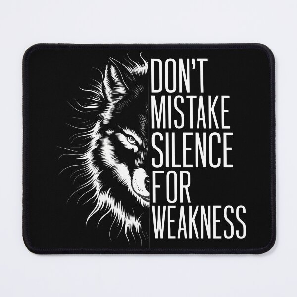 Item preview, Silent Strength Wolf: Bold Statement designed and sold by WolfeMoonMerch.