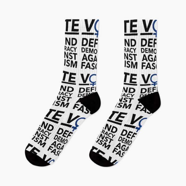 Item preview,  VOTE - Defend Democracy Against Fascism (dark blue Black) designed and sold by Thelittlelord.