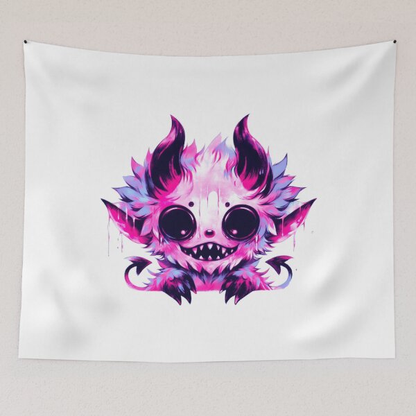 Item preview, Cute little demon pastel designed and sold by Emegan Print Art.