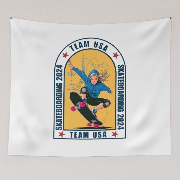 Item preview, USA Sport Team Skateboarding 2024 Gear designed and sold by MimsTees.