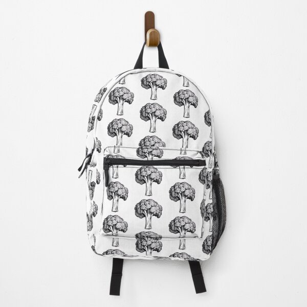 Item preview, Broccoli Vegetable Plant Vegetarian Vegan Vegan in black and white designed and sold by Frostquest.
