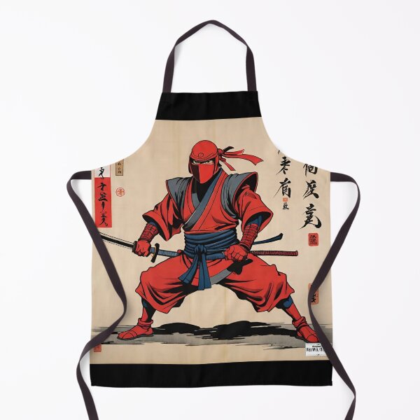 Item preview, Ninja red Japan style 10 designed and sold by RedWolfDisigne.