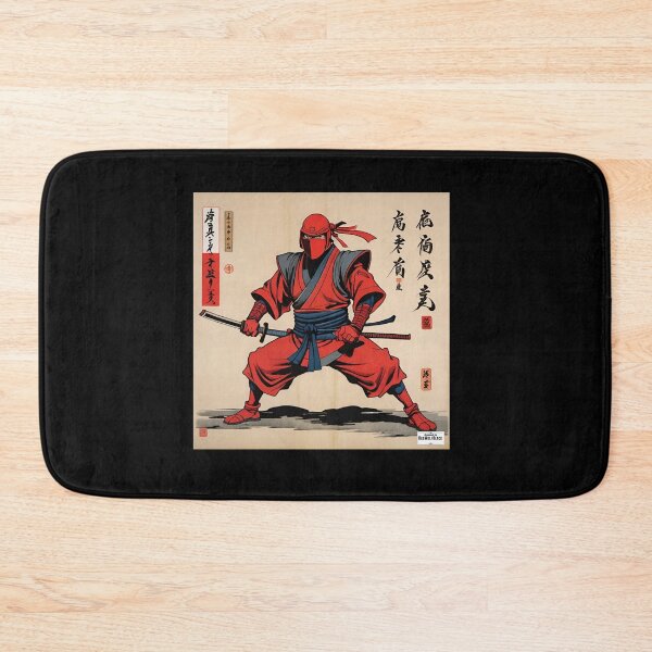 Item preview, Ninja red Japan style 10 designed and sold by RedWolfDisigne.