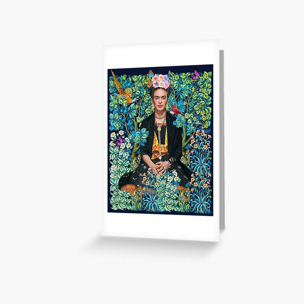 Item preview, Frida Kahlo Flowers colorful  pattern  designed and sold by TeeARTHY.