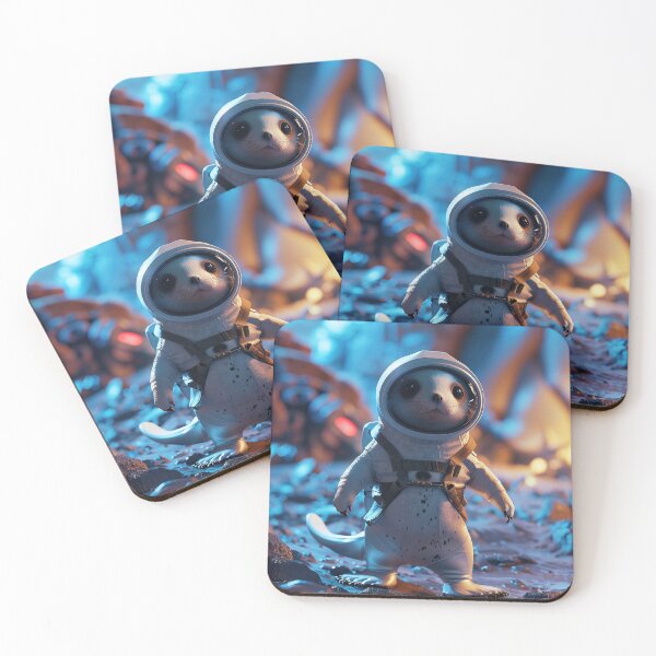 Item preview, Adorable Otter Astronaut in Space Suit Exploring Outer Space Planet designed and sold by Mullet Monkey.