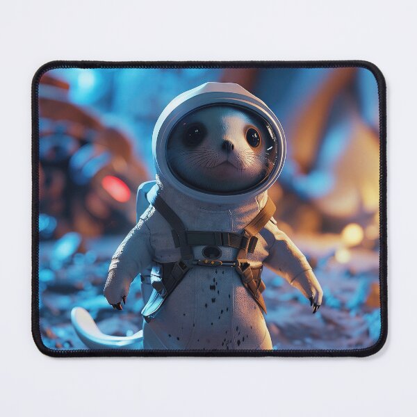 Item preview, Adorable Otter Astronaut in Space Suit Exploring Outer Space Planet designed and sold by Mullet Monkey.